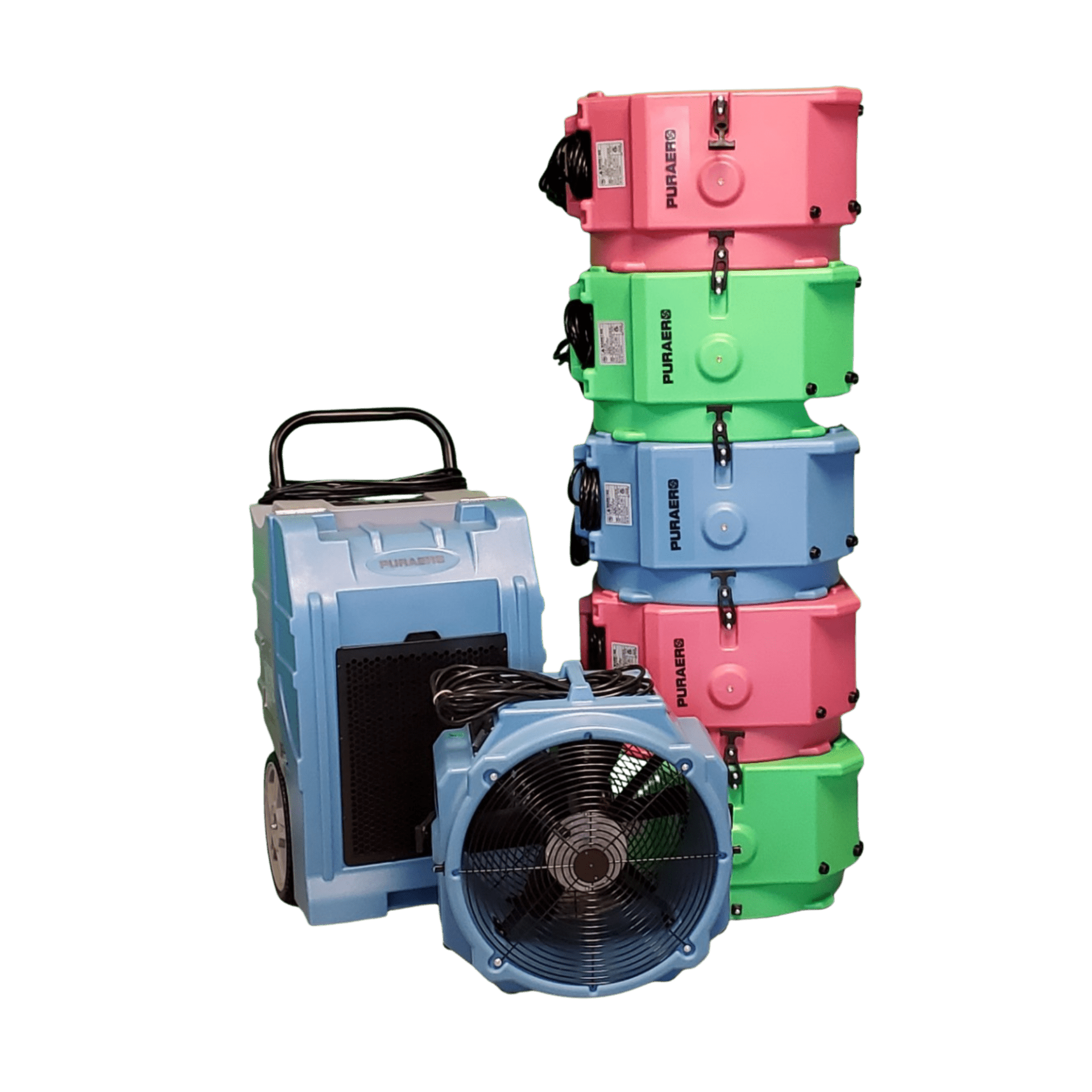 Rainbow 7 -1x70LGR Dehumidifier $3994.90 $3499.00 -6x250 Axial Air Mover