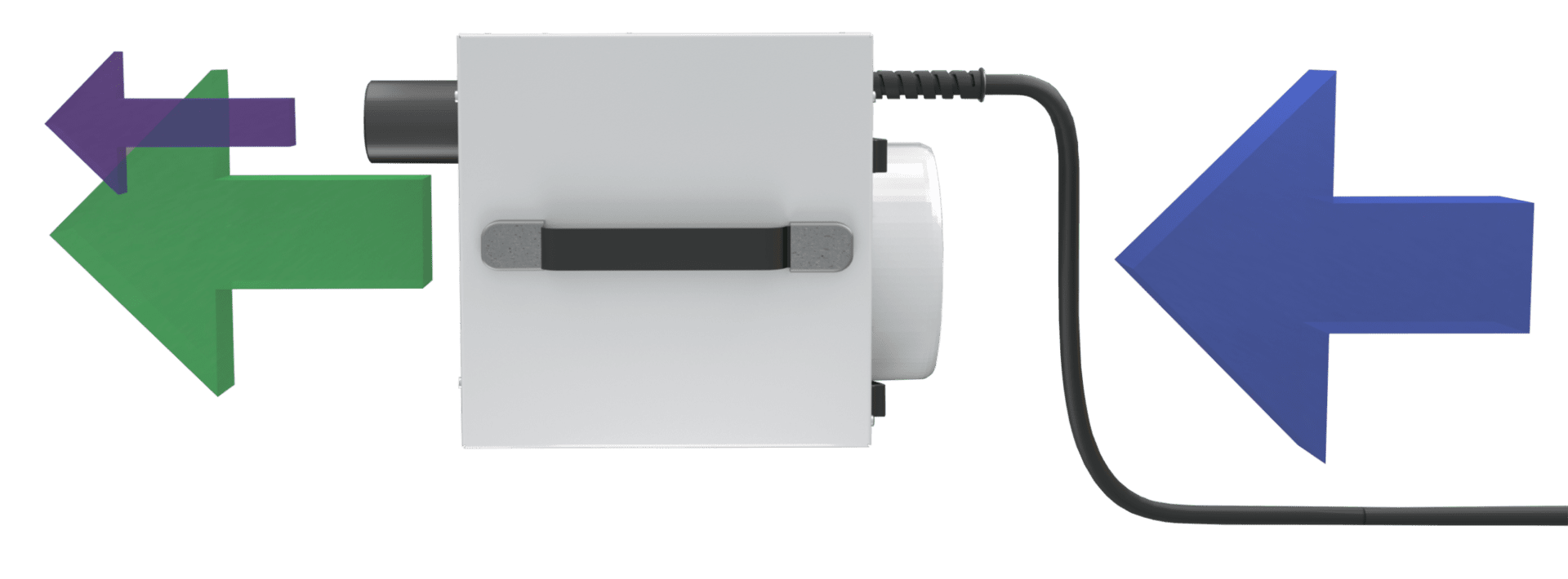 EPD30 Airflow Diagram Top View