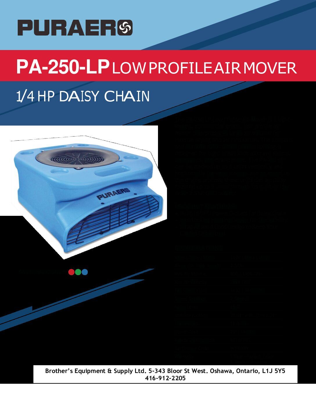 PA-250-LP $284.70