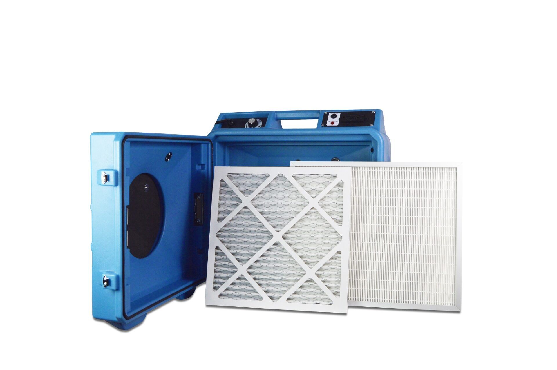 PA-600-HAS-BL Showing HEPA & PRE Filters